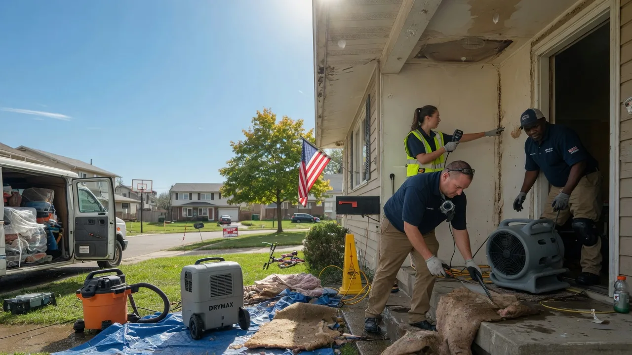 Water Damage Restoration in Iowa City, IA near me